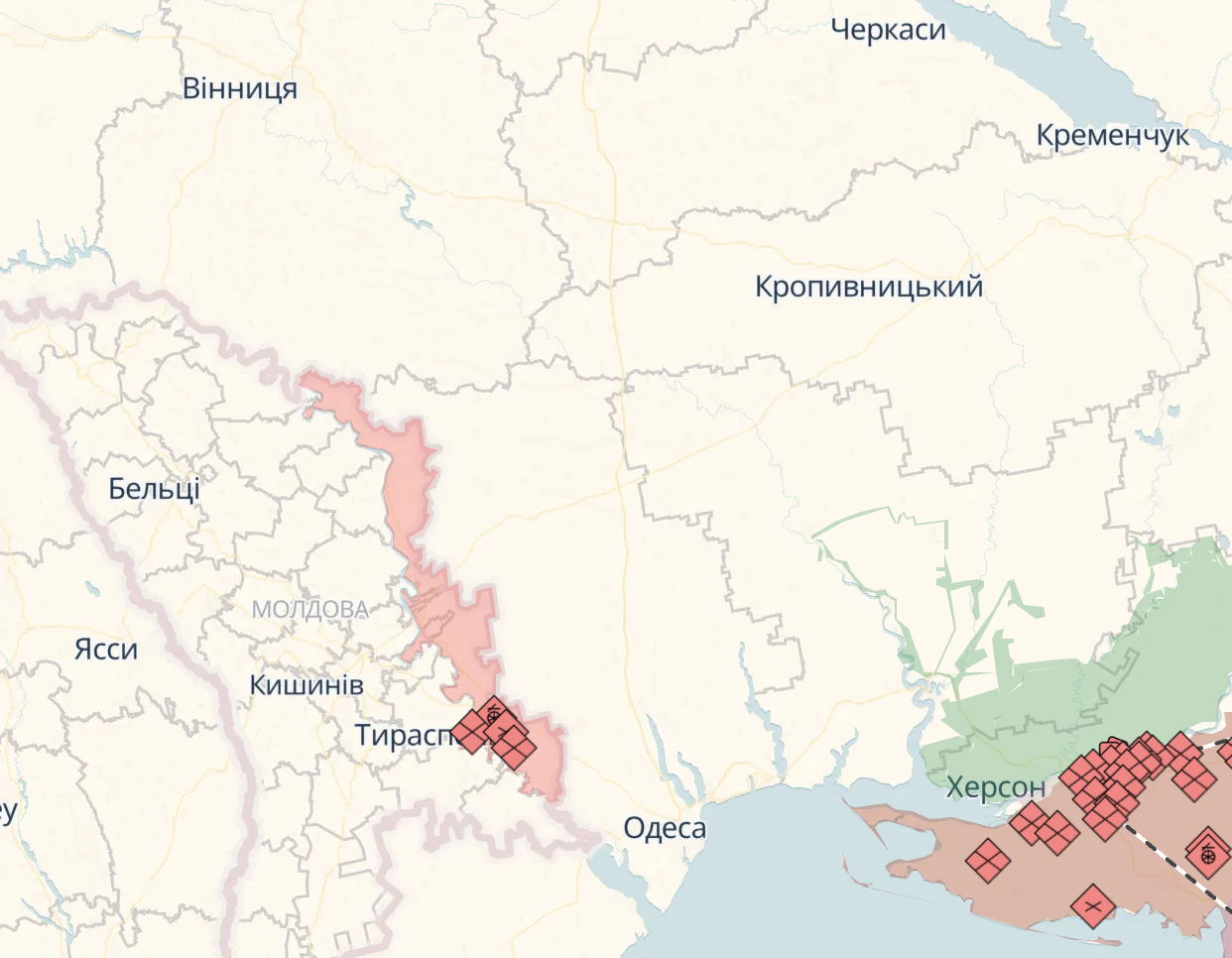 Украина усиливает оборону на границе с непризнанным Приднестровьем (фото)